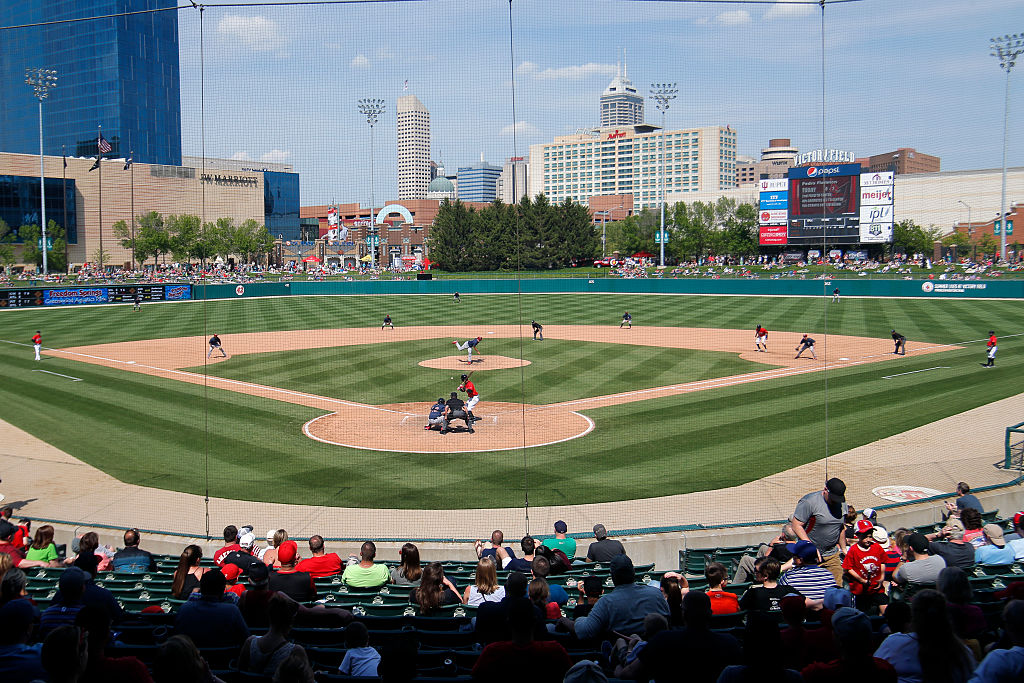 MiLB: MAY 03 Lehigh Valley IronPigs at Indianapolis Indians
