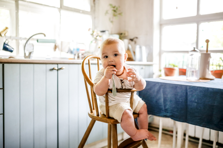 Chubby Cheeks and Teething: Baby Boy's Morning Routine