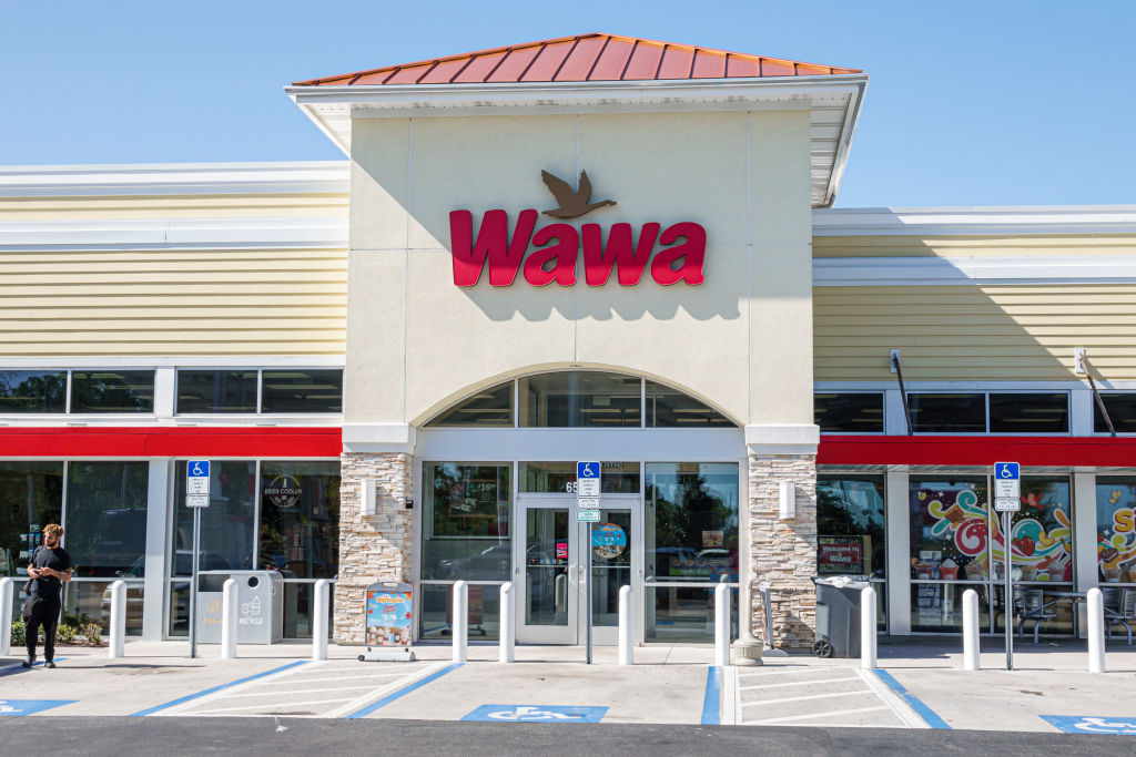 Florida, St. Cloud, Wawa, convenience store, empty disabled parking spaces at door