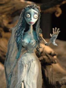 Tim Burton Appearance at "Corpse Bride" Screening with Props and Sets from Film