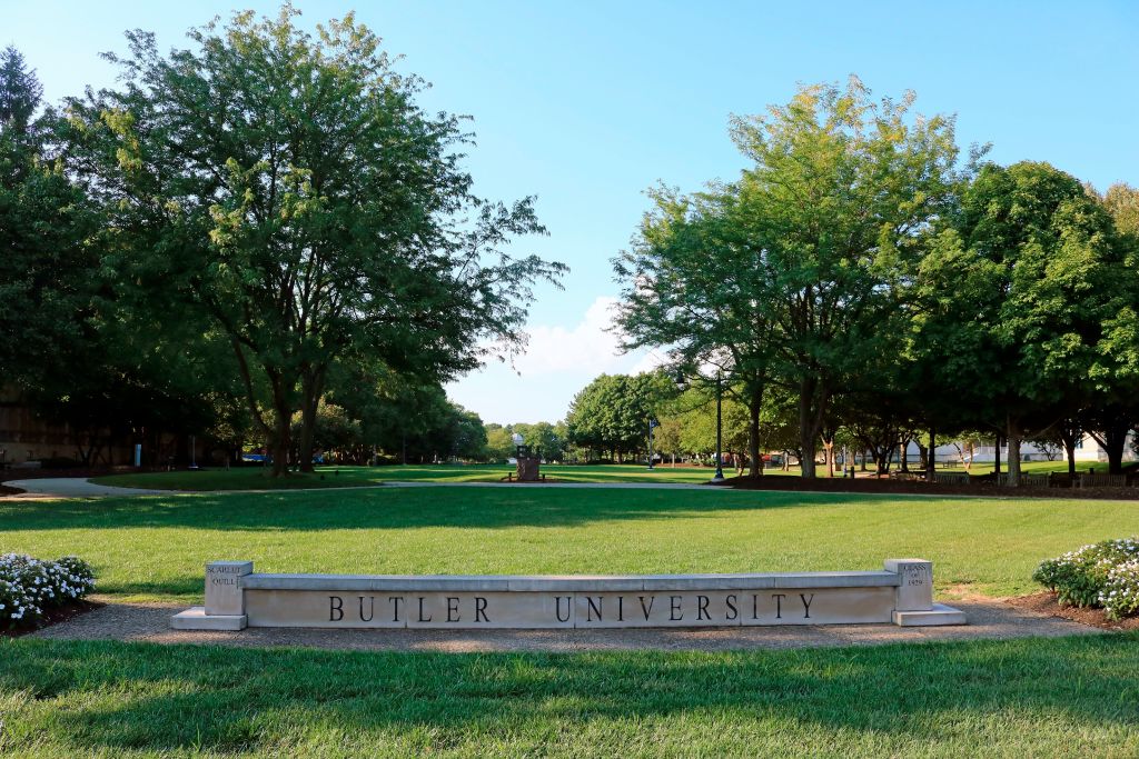 Butler University campus green in Indianapolis