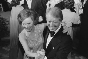 President Carter And First Lady Rosalynn Carter At White House Congressional Ball