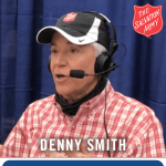 Donate buttons for the salvation army with the talent names
