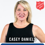 Donate buttons for the salvation army with the talent names