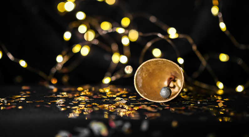 Tongue of Christmas bell.
