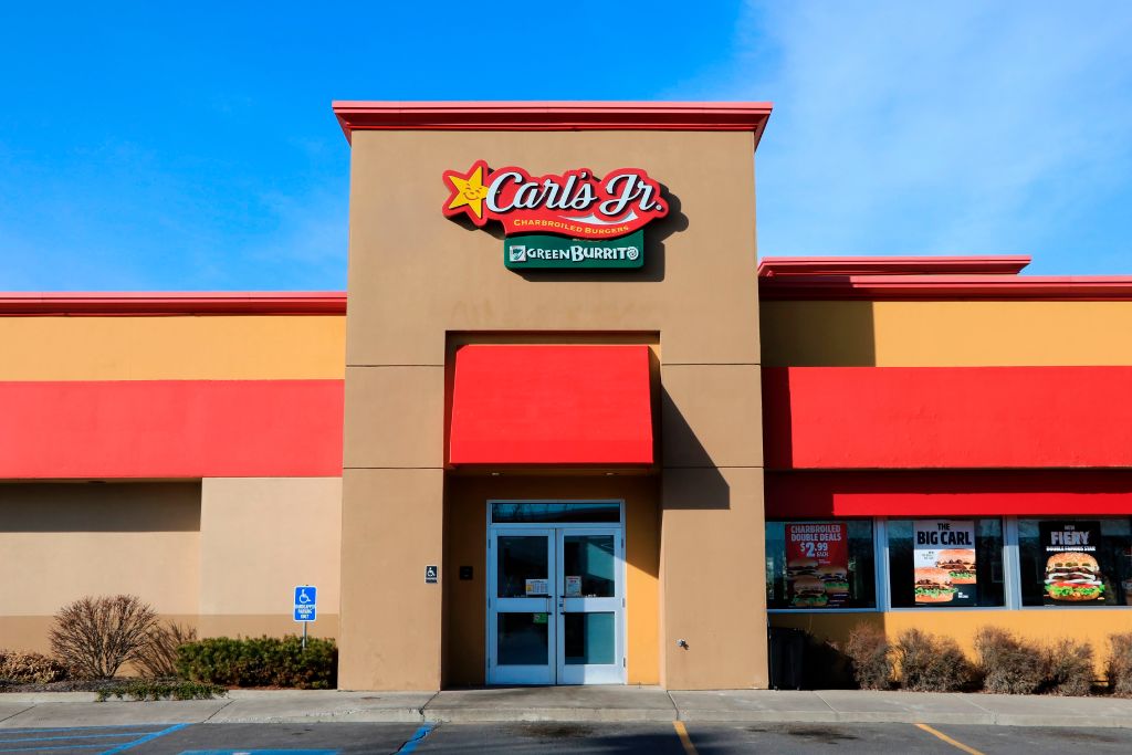 Carl’s Jr restaurant entrance