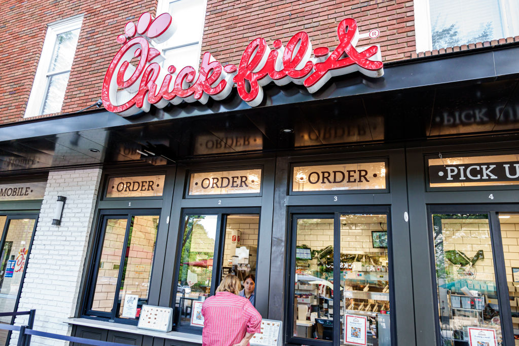 Athens, Georgia, Chick-fil-A, walk up order window