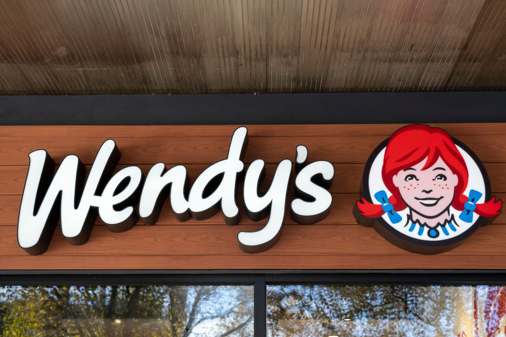 Sign For Fast Food Brand Wendy's