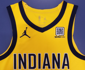 Pacers Spokenote Partnership Patch