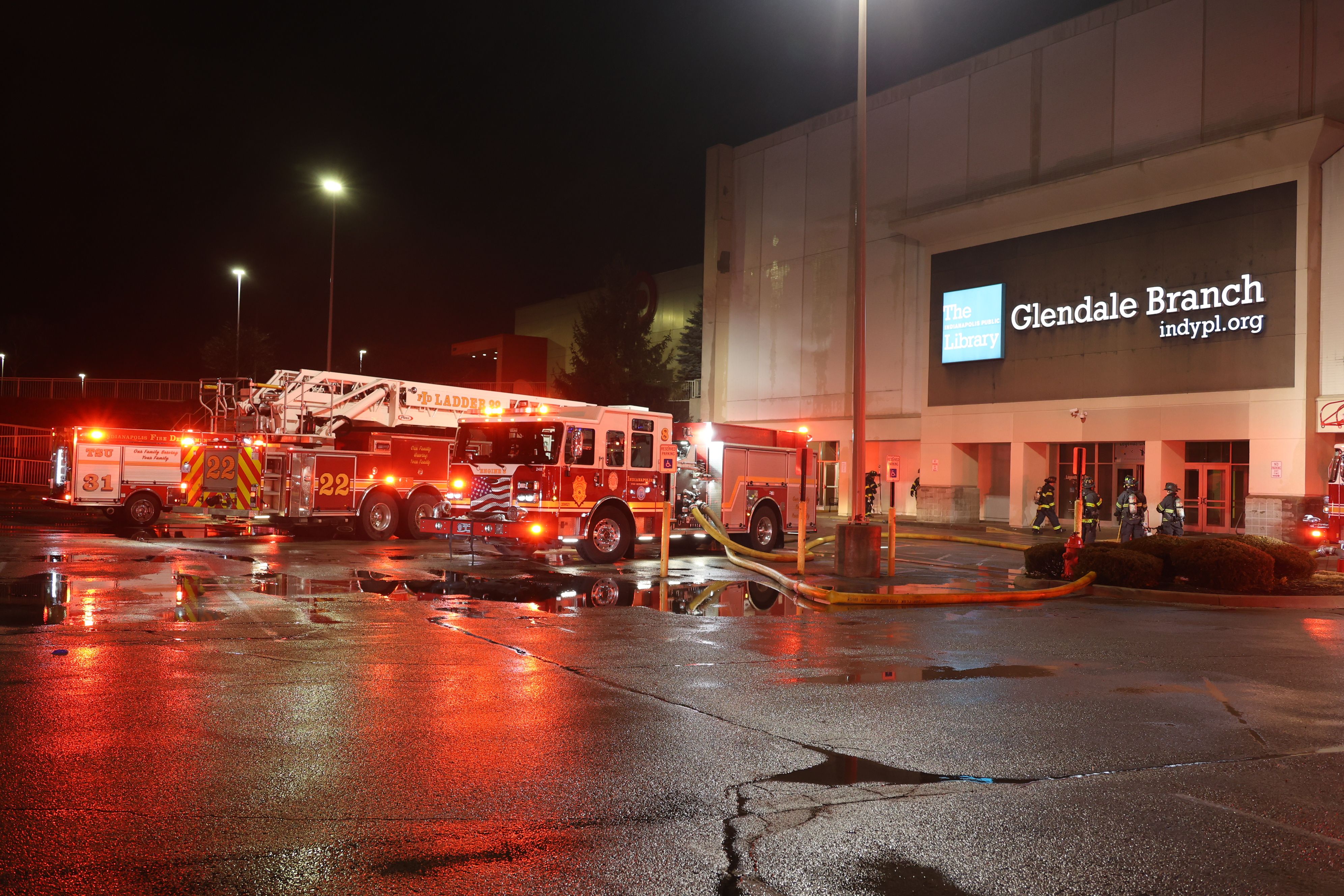 Fire at Glendale Mall