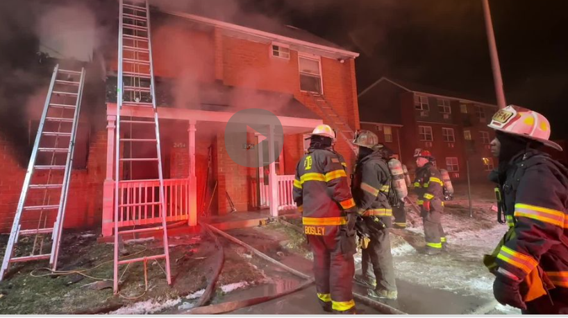 Fire on Indy's Northeast