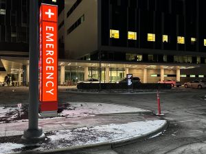 State Trooper at Hospital