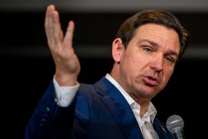 Florida Governor Ron DeSantis Campaigns For President In New Hampshire