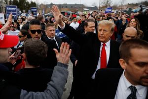 Donald Trump Holds New Hampshire Primary Night Event In Nashua, New Hampshire