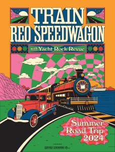 Train and REO Speedwagon Tour Poster