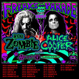 Rob Zombie and Alice Cooper Tour Poster