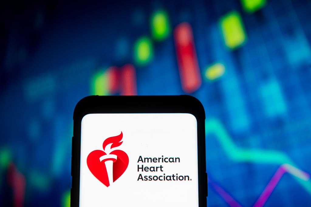 In this photo illustration an American Heart Association...