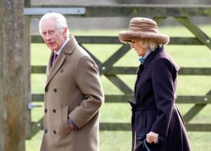 King Charles III & Queen Camilla attend Sunday Church