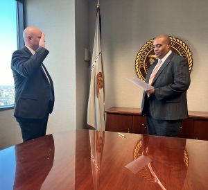 Special Assistant Nate Walter Being Sworn In