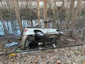 Image of Car in Johnson County Crash 2.8.24