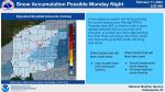NWS Monday Weather Graphic