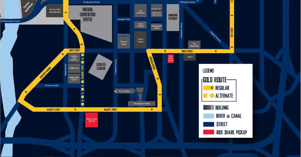 Image of NBA All-Star Weekend Route