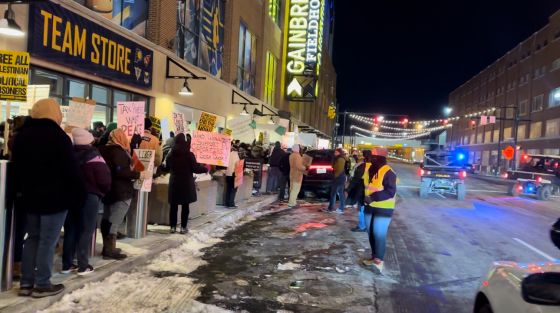 Protestors Demand Gaza Ceasefire During NBA All-Star Weekend