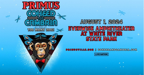 Primus and Coheed and Cambria Tour Announcement Poster