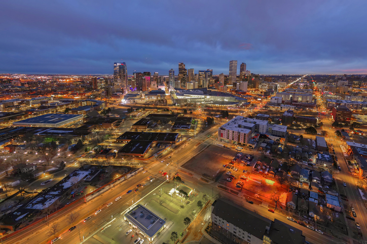 Downtown Skyline in Denver, Colorado