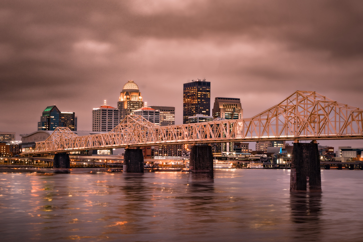 Kentucky, -30.3% Change