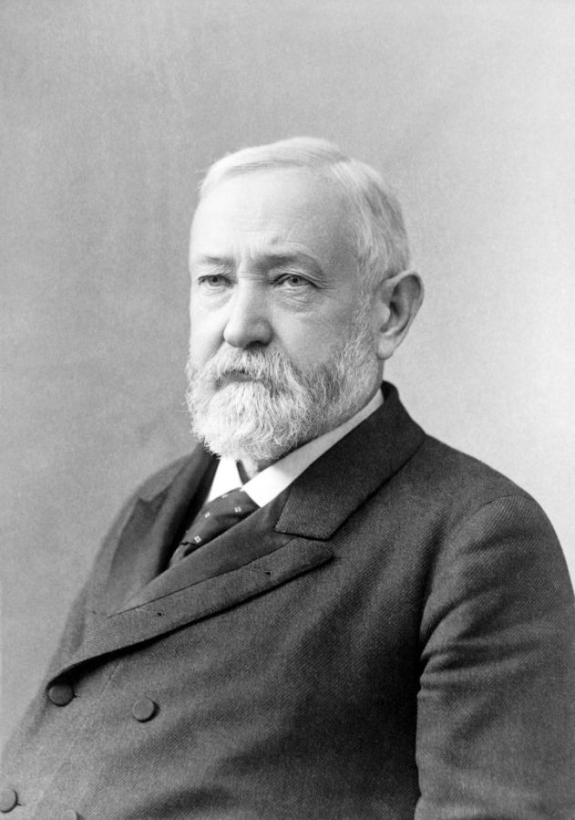 USA: Benjamin Harrison (1833 Ð 1901) was the 23rd President of the United States, serving from 1889 to 1893. Photographic portrait, 1896