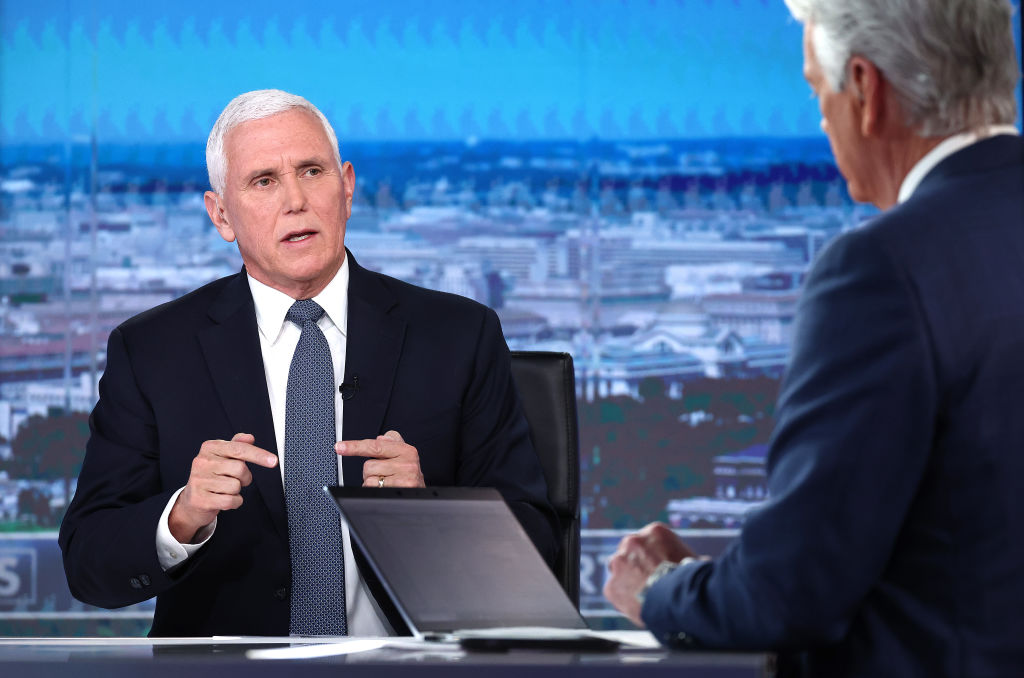 Former Vice President Mike Pence Visits "America Reports"