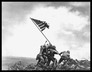 Raising The Flag On Iwo Jima