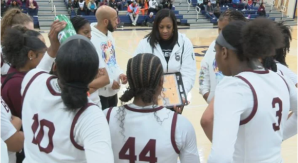 Lawrence Central Girls Basketball Team at State Finals