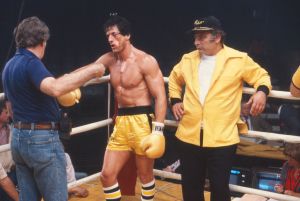 Rocky Balboa takes on Clubber Lang in Rocky III