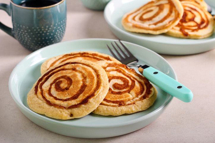 Cinnamon Roll Pancakes - Art's Skillet - Indianapolis