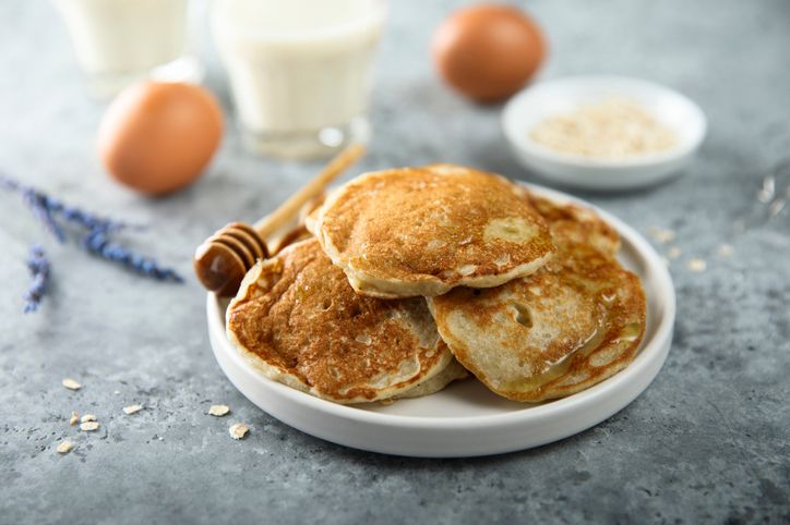 Banana & Oats Pancakes - Caffé Buondà - Carmel