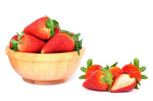 Strawberry in bowl