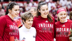 Indiana Hoosier Women Celebrate on Senior Day