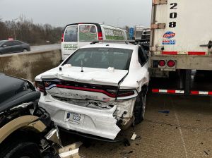 ISP Troopers Hit on I-65