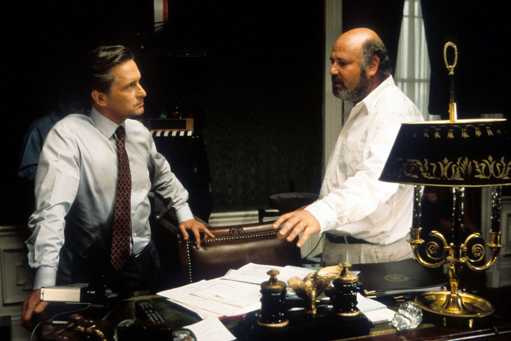 Michael Douglas And Rob Reiner In 'The American President'