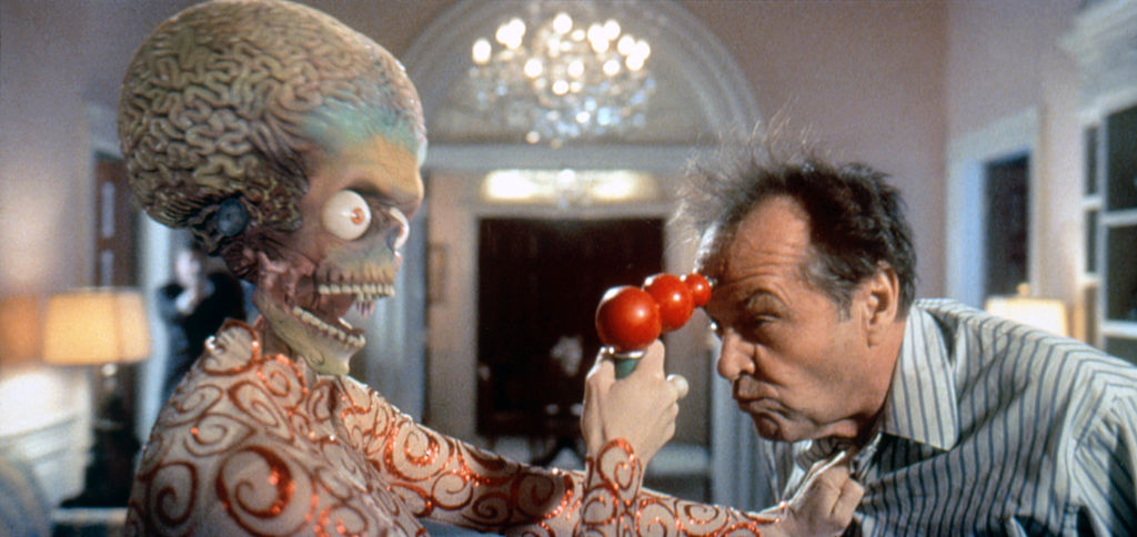 On the set of Mars Attacks!