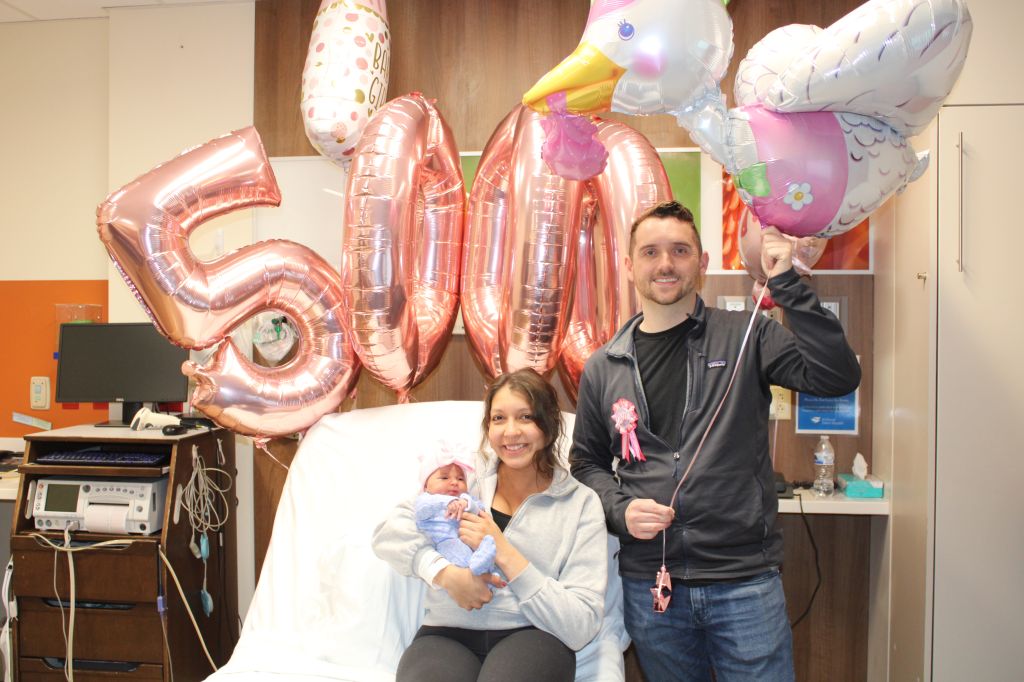 Photo of Neela with Her Mom and Dad