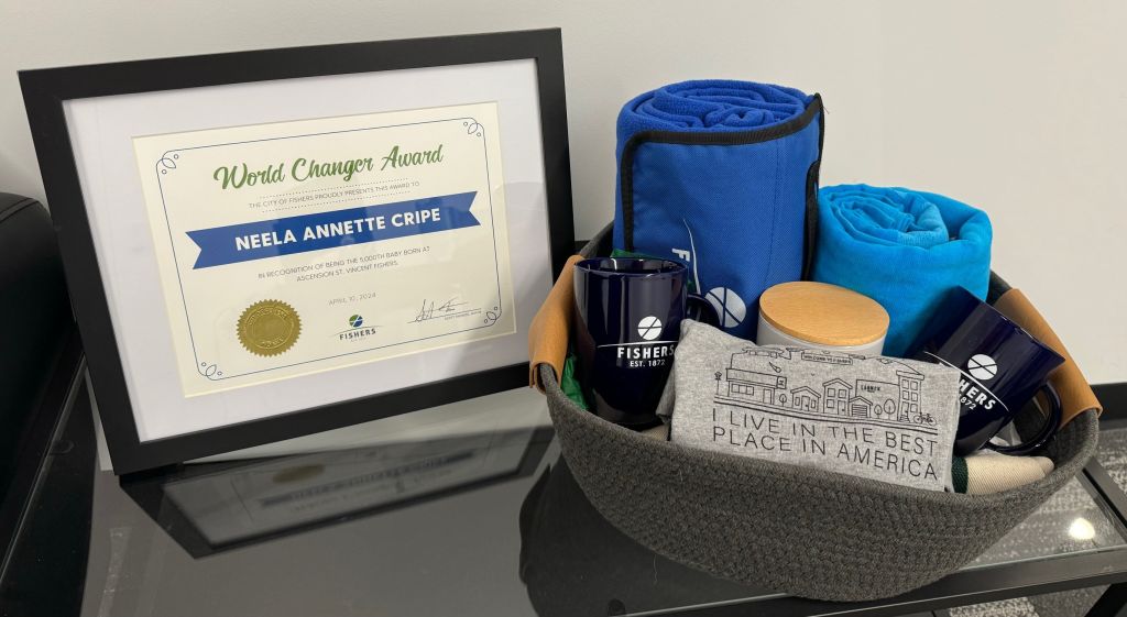 Award Granted by the Fishers Mayor