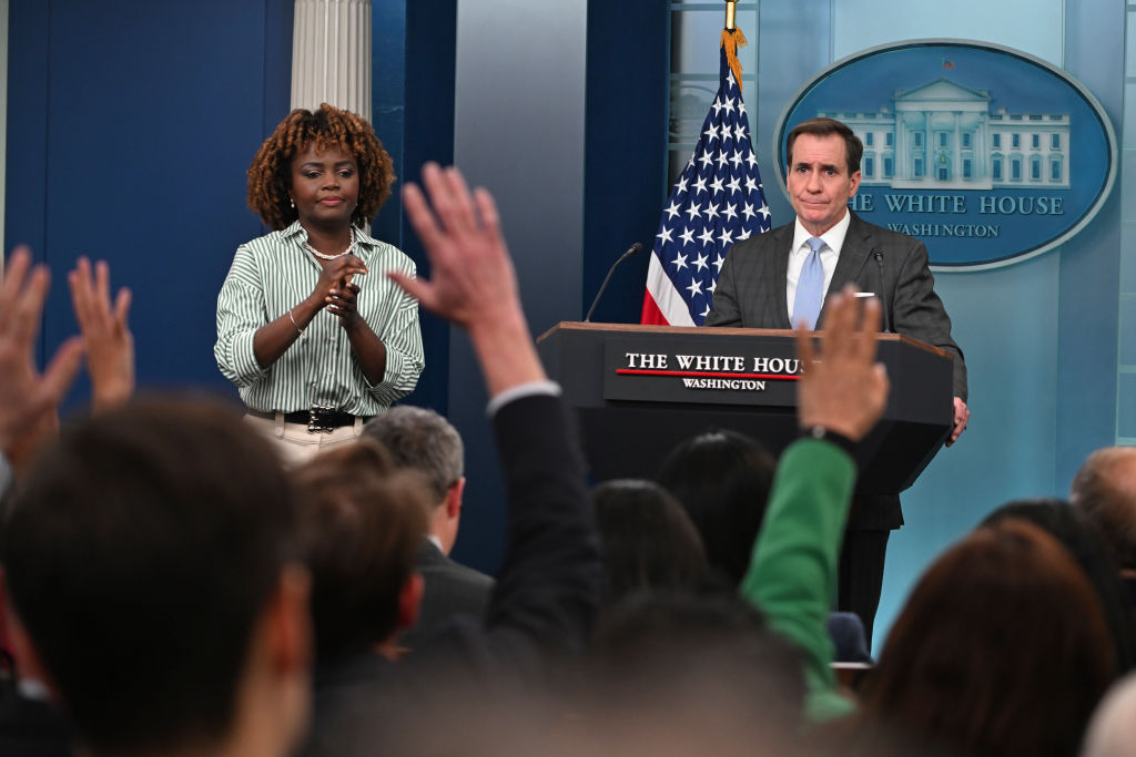 John Kirby feels like the failed attack by Iran has been a win for Israel, and that there should not be any retaliation