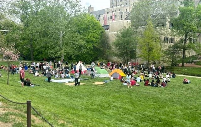 Anti-Israel protests on IU campus