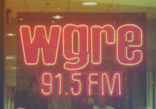 The WGRE Neon Sign