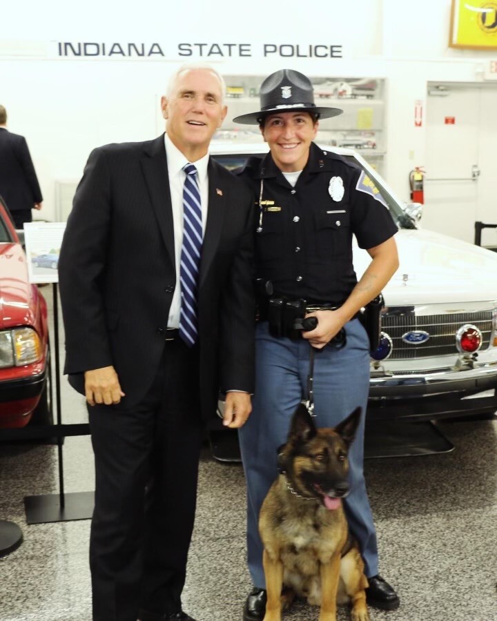 Maverick Got to Meet Mike Pence