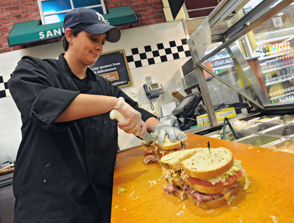Cutting your sandwich: Straight, diagonal or Y-cut