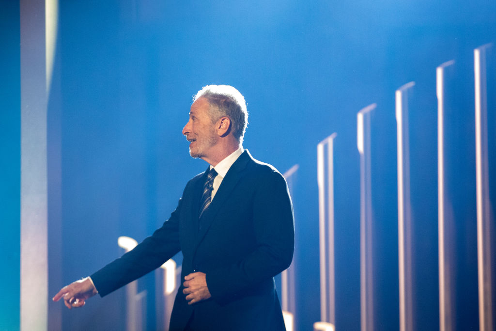 Jon Stewart mocks those who are angered by Biden's betrayal to Israel